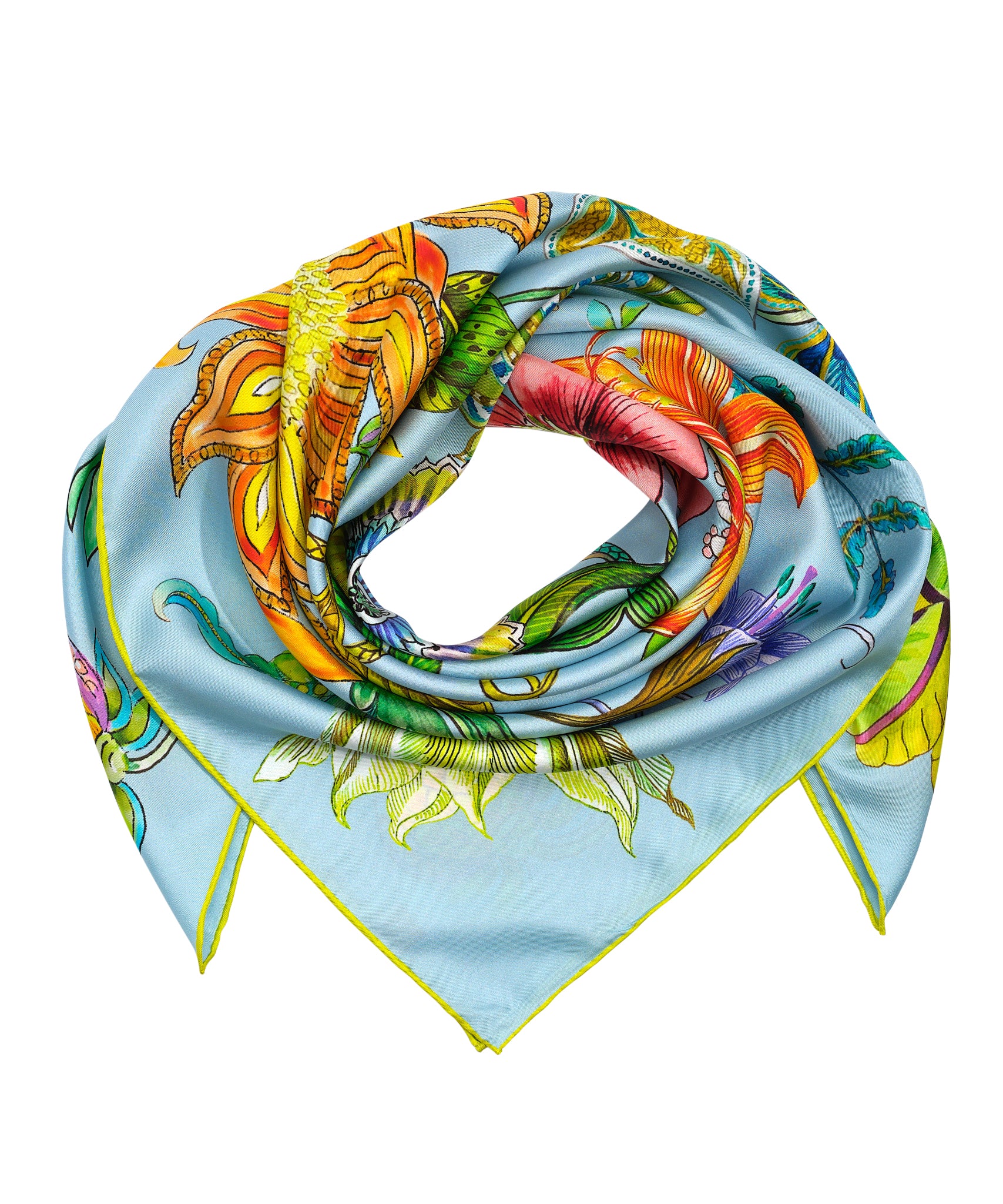 Sunkissed 35 Silk Square Scarf - Image 8
