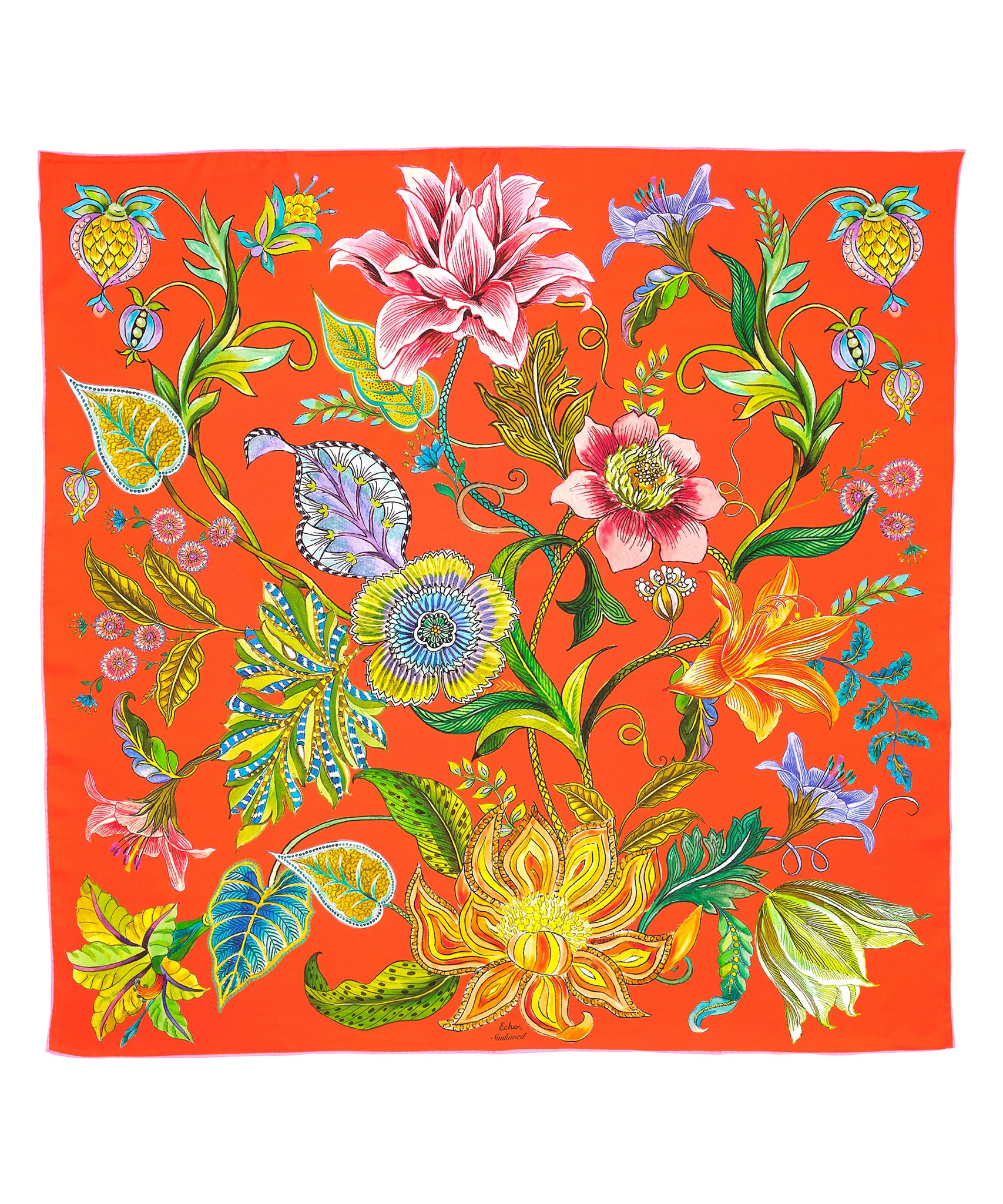 Sunkissed 35 Silk Square Scarf - Image 4