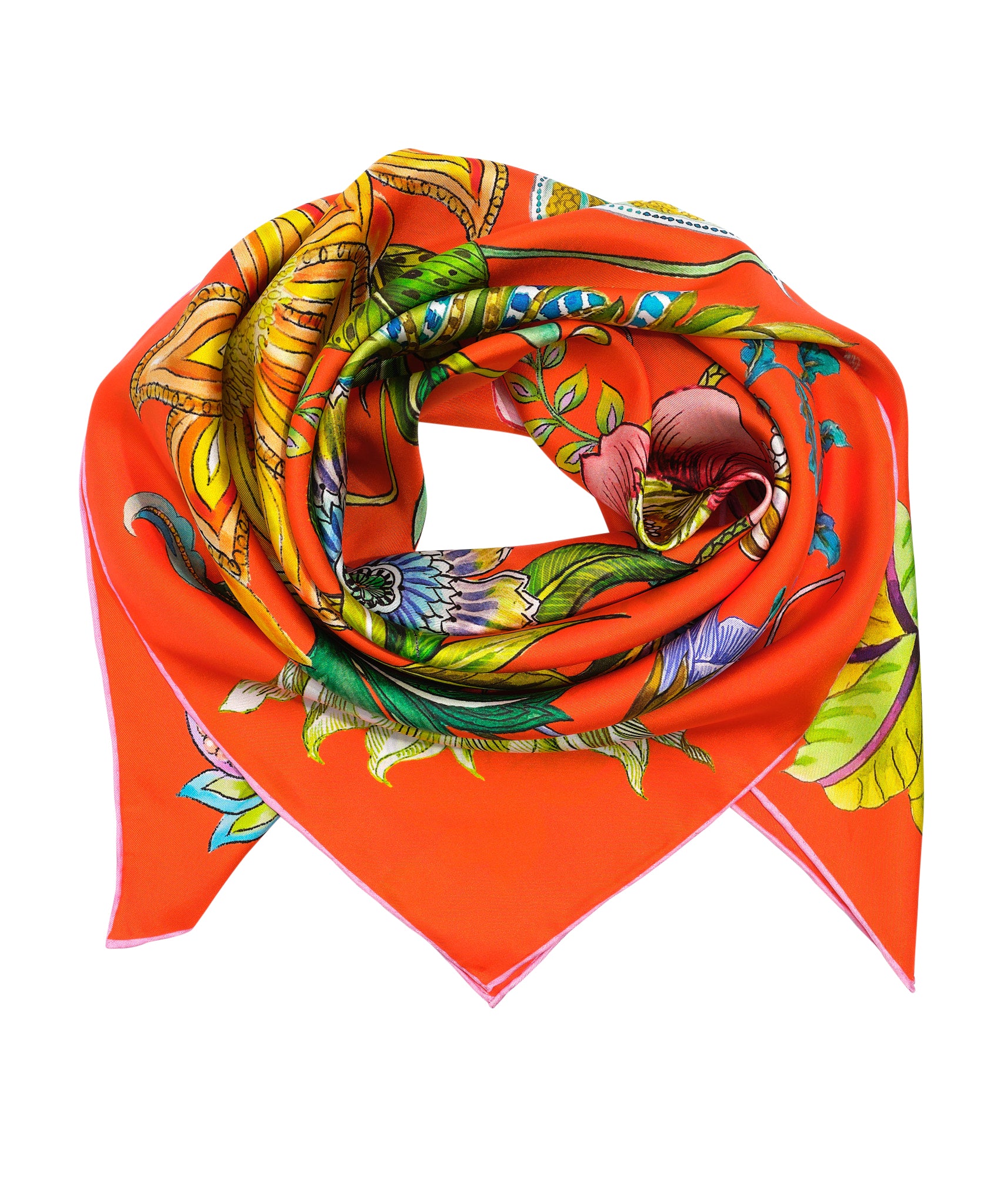 Sunkissed 35 Silk Square Scarf - Image 5