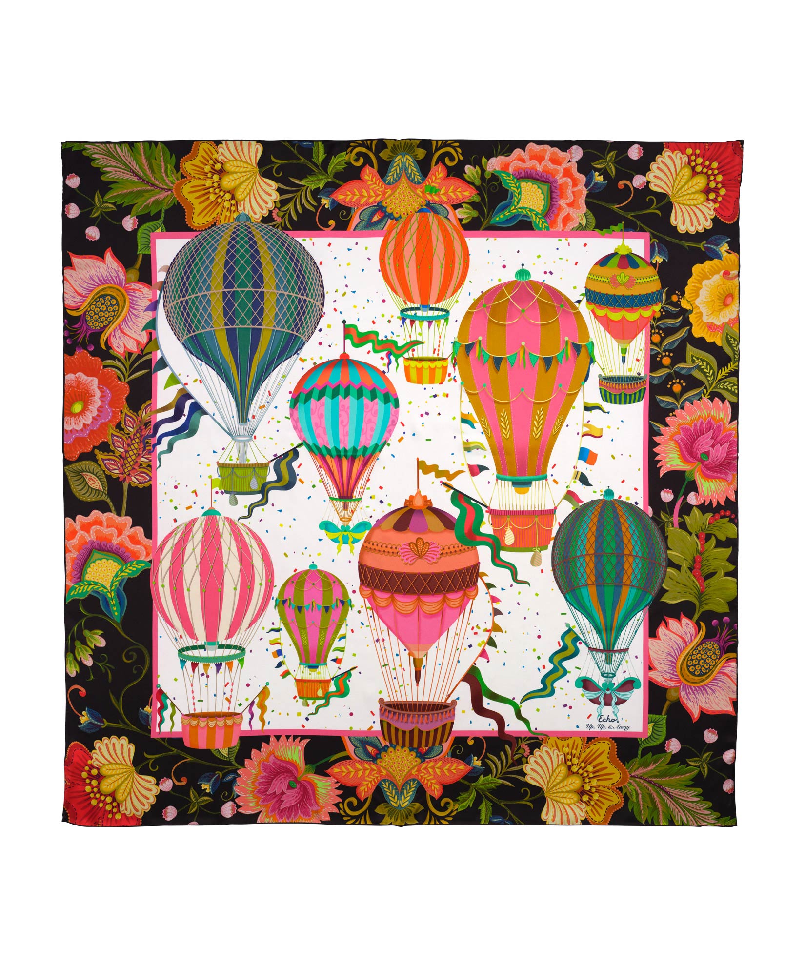 Up Up And Away 35 Silk Square Scarf