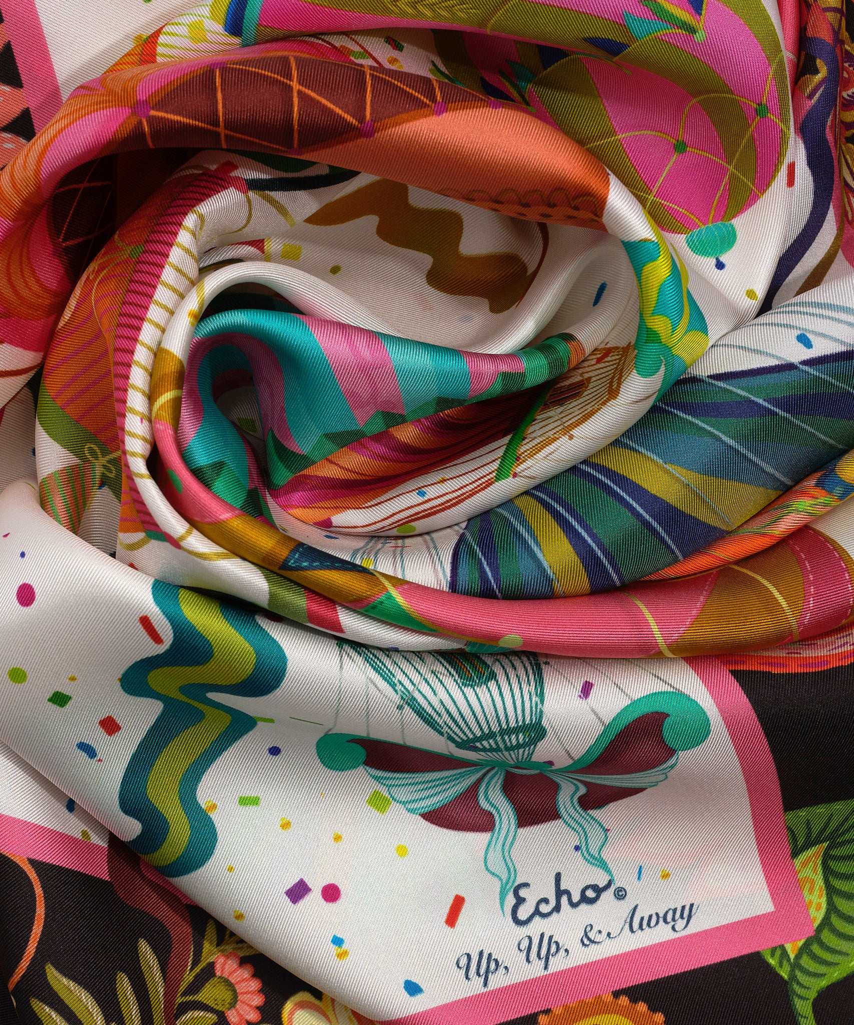 Up Up And Away 35 Silk Square Scarf - Image 4
