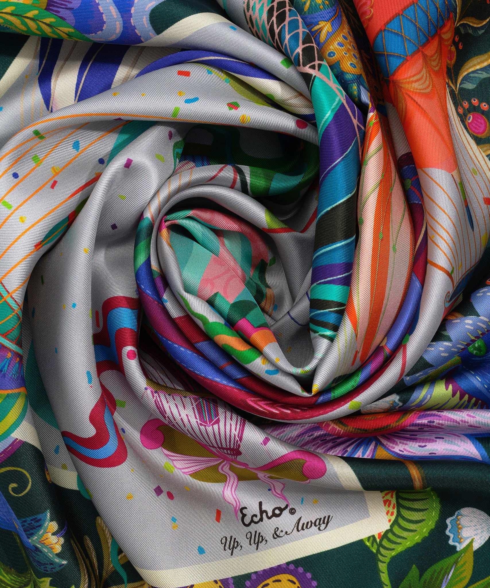 Up Up And Away 35 Silk Square Scarf - Image 8