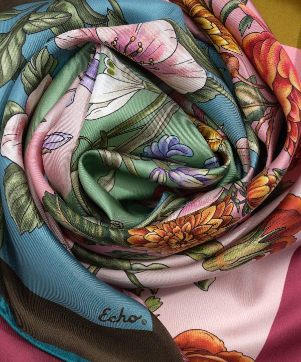 The Seasons 35 Silk Square Scarf - Image 4