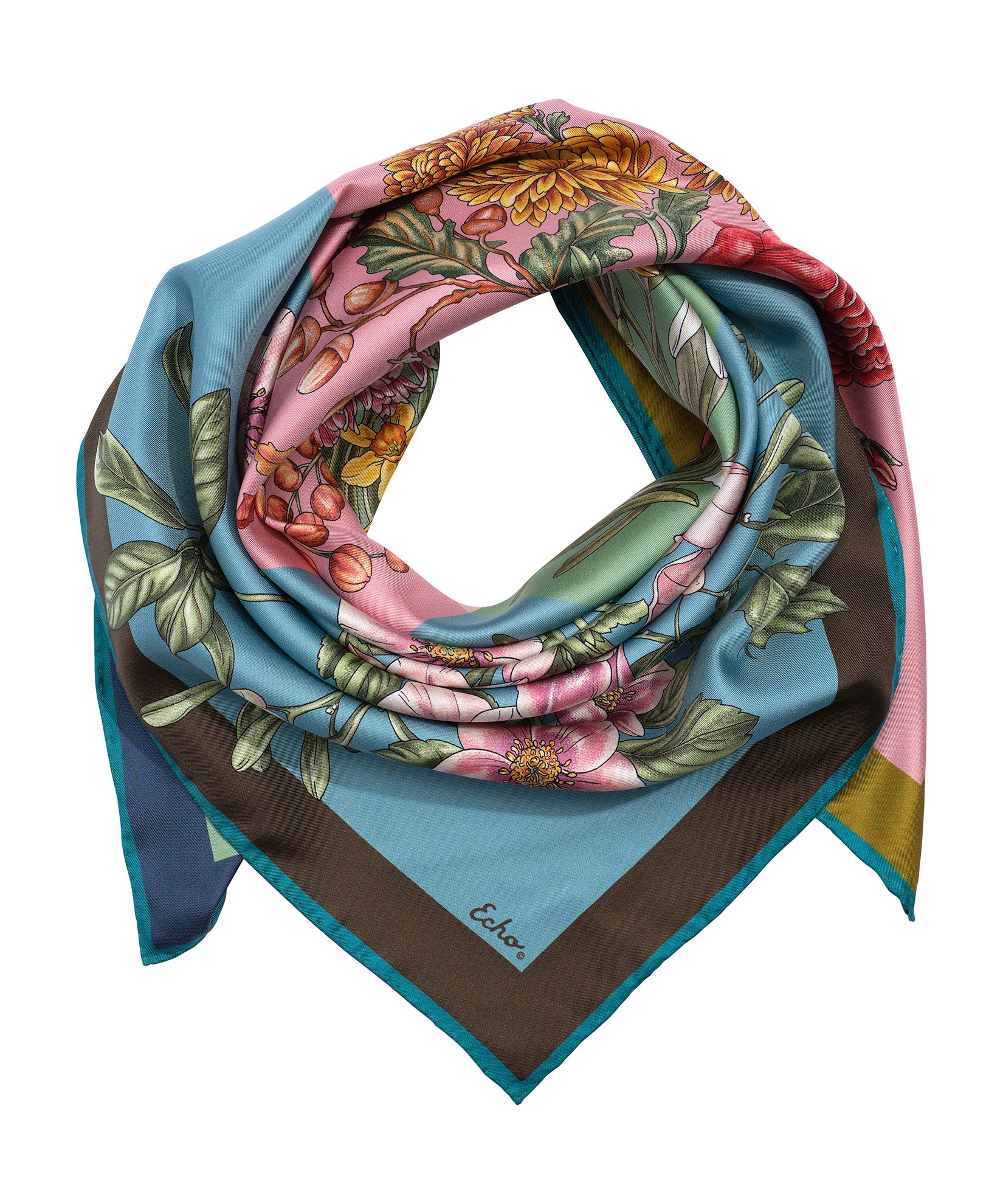The Seasons 35 Silk Square Scarf - Image 3