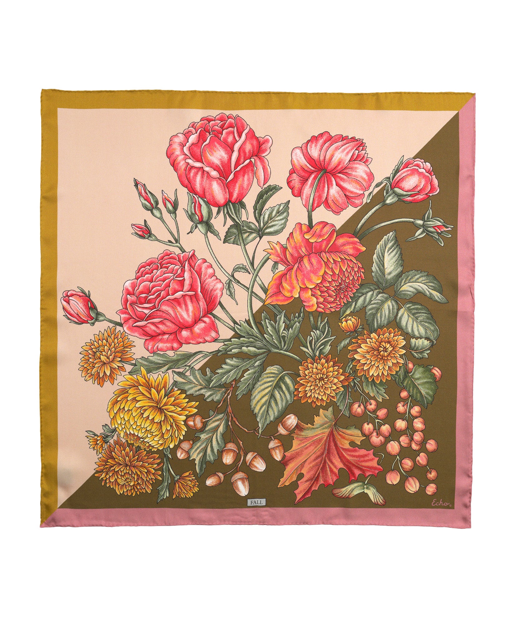 The Seasons Fall Silk Bandana