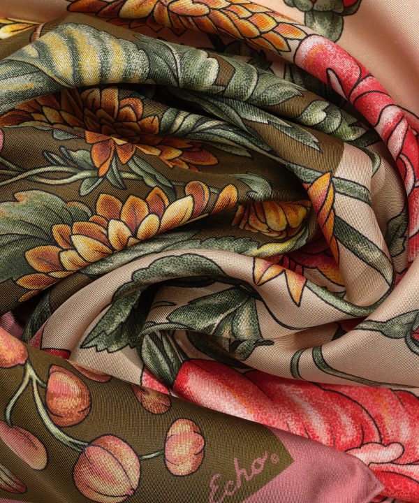 The Seasons Fall Silk Bandana - Image 5
