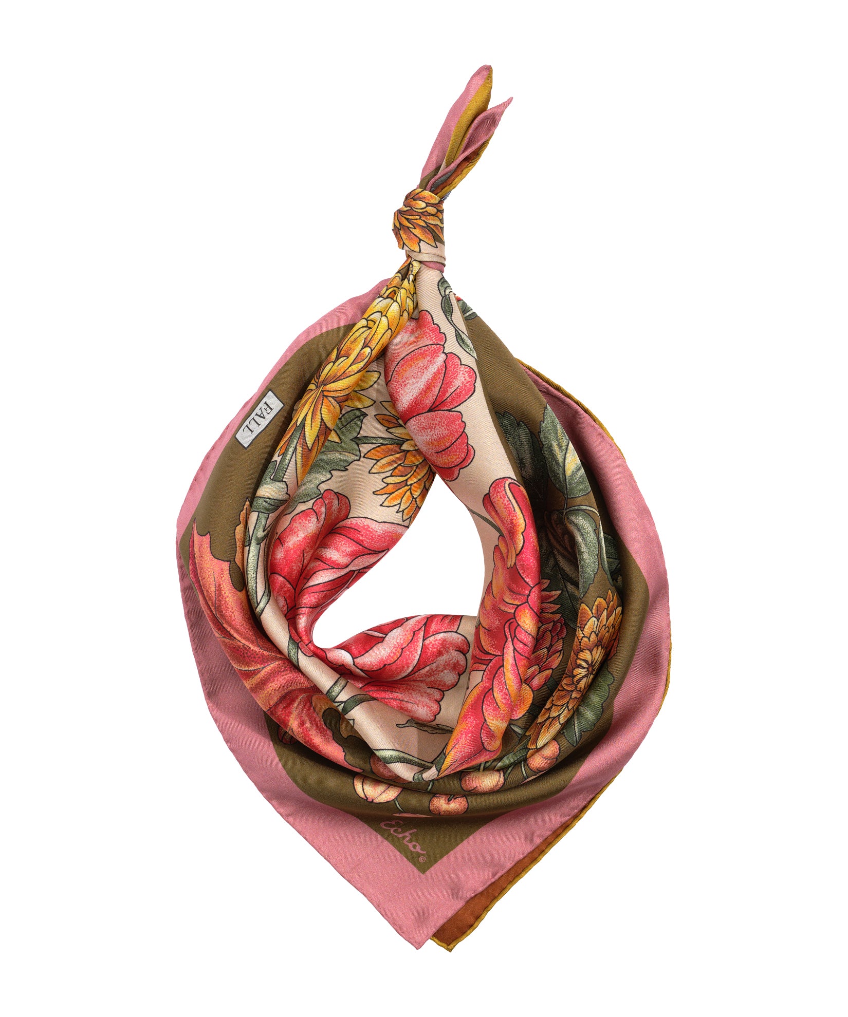 The Seasons Fall Silk Bandana - Image 4
