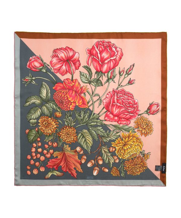 The Seasons Fall Silk Bandana - Image 3
