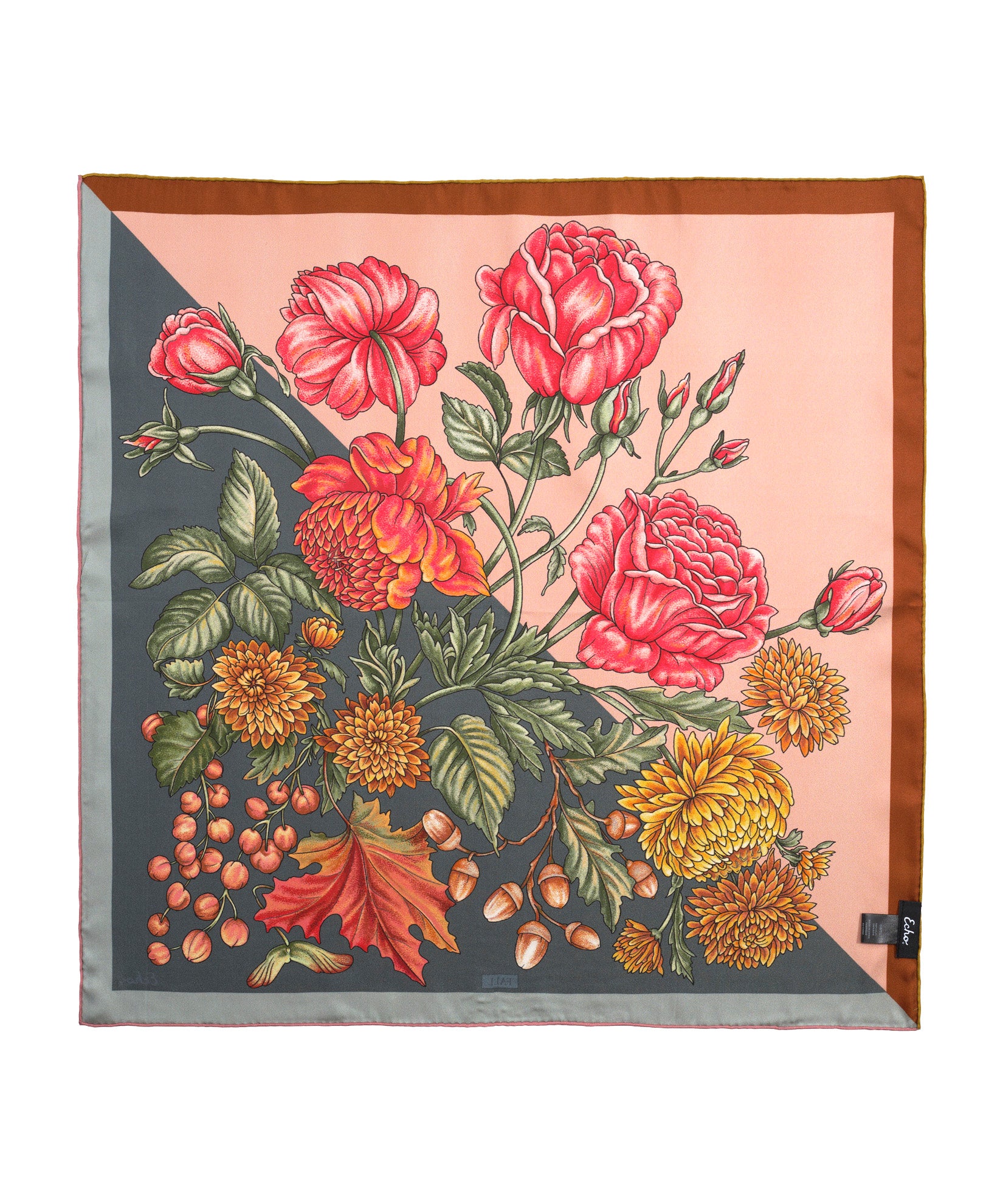 The Seasons Fall Silk Bandana - Image 3