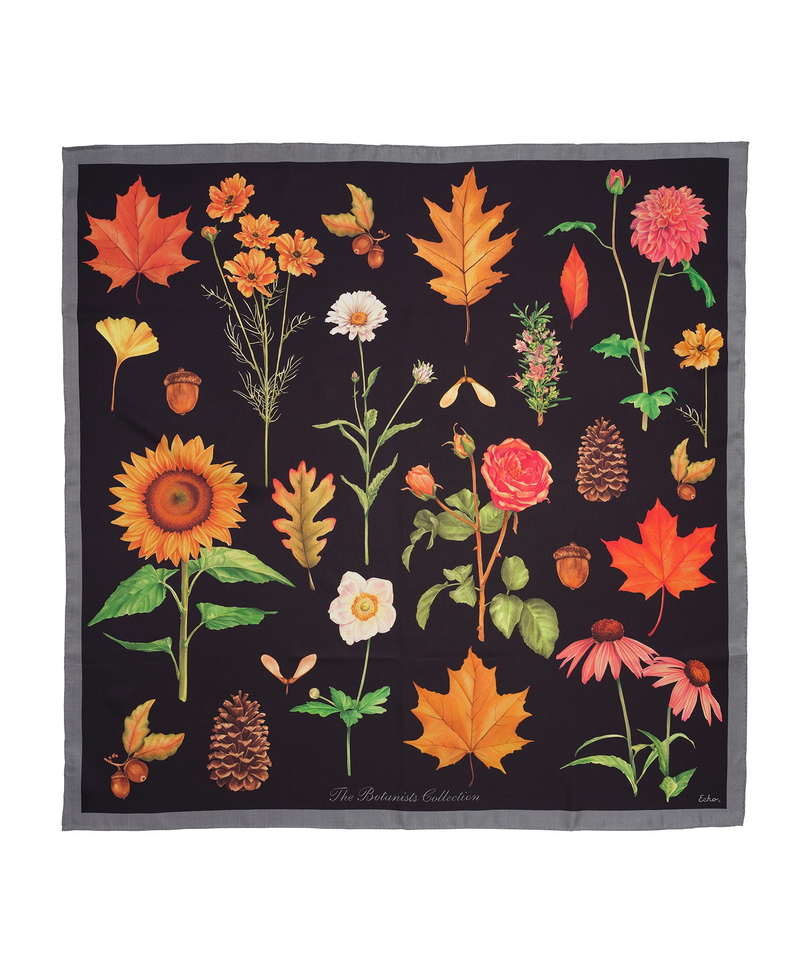 The Botanists 35 Silk Square Scarf - Image 14