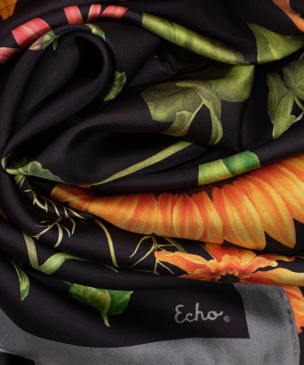 The Botanists 35 Silk Square Scarf - Image 15
