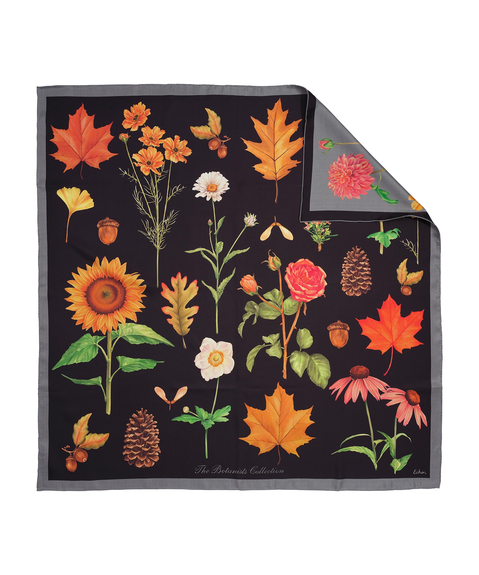 The Botanists 35 Silk Square Scarf - Image 12