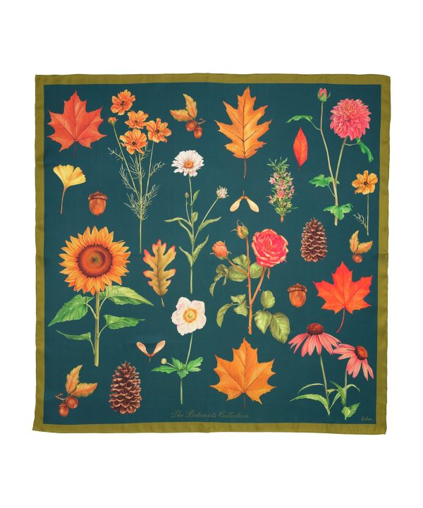 The Botanists 35 Silk Square Scarf - Image 4