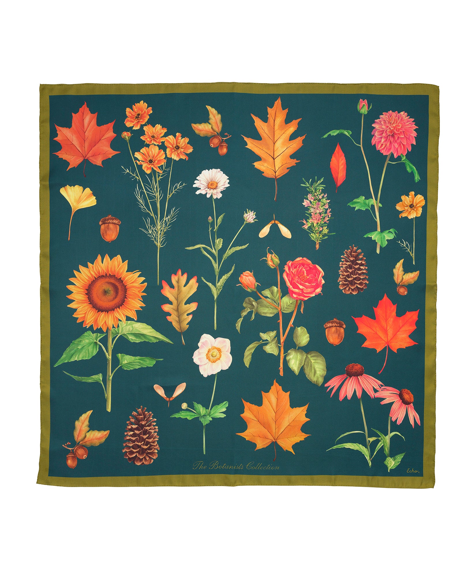 The Botanists 35 Silk Square Scarf - Image 4