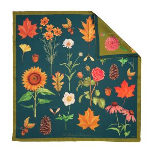 The Botanists 35 Silk Square Scarf