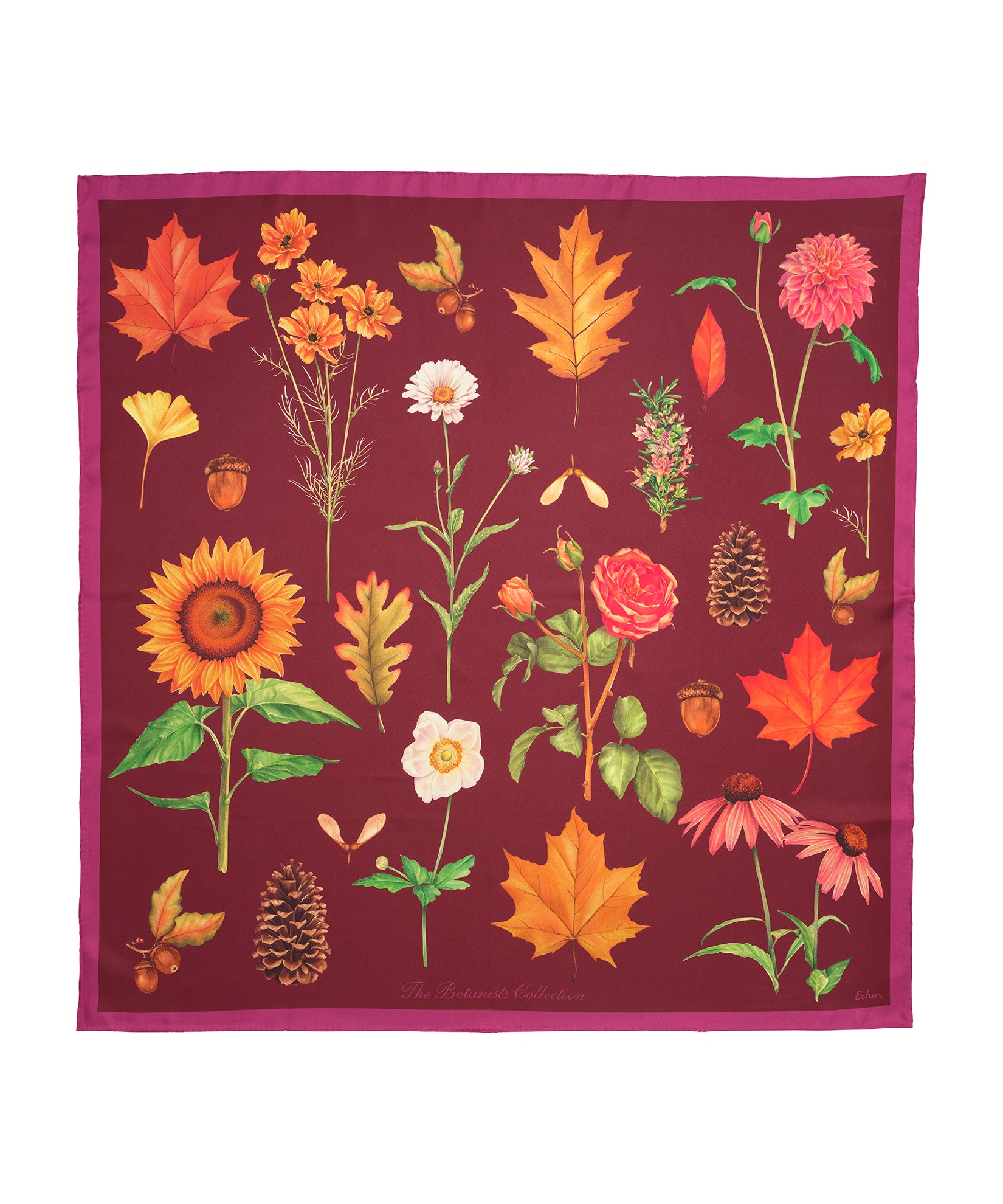 The Botanists 35 Silk Square Scarf - Image 10
