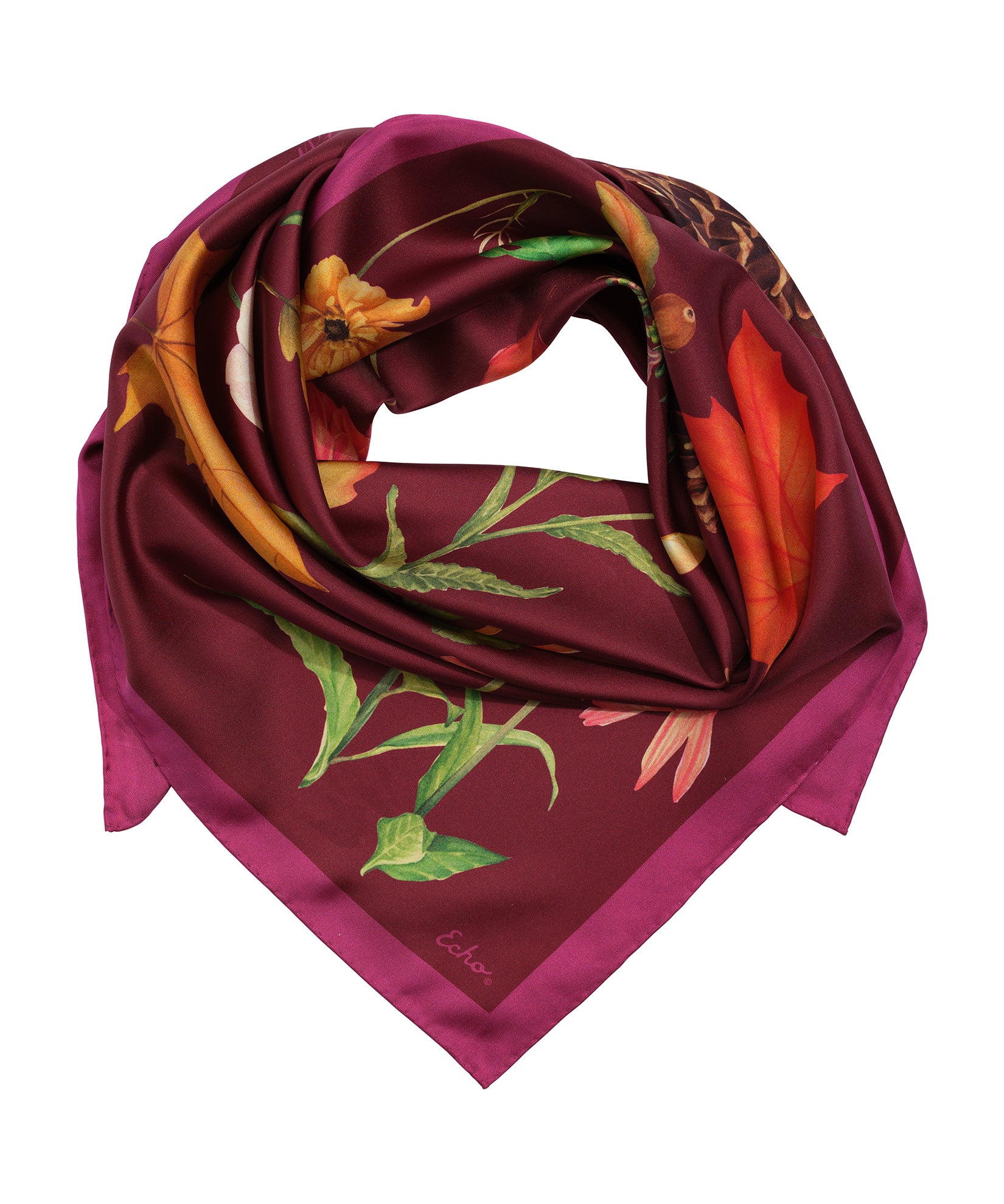 The Botanists 35 Silk Square Scarf - Image 9