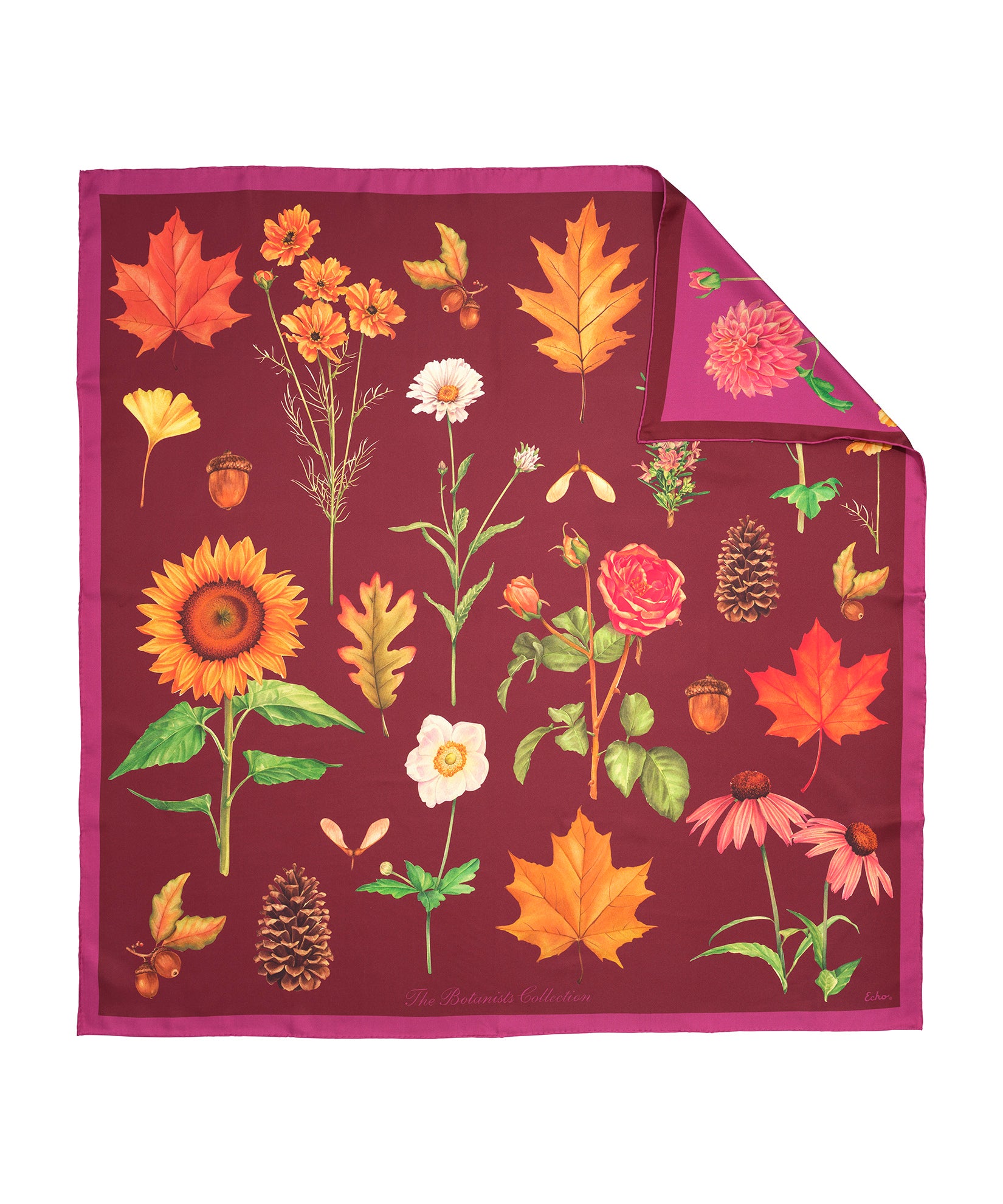 The Botanists 35 Silk Square Scarf - Image 8
