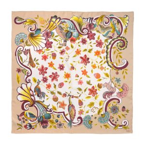 Park Stroll 35 Silk Square Scarf