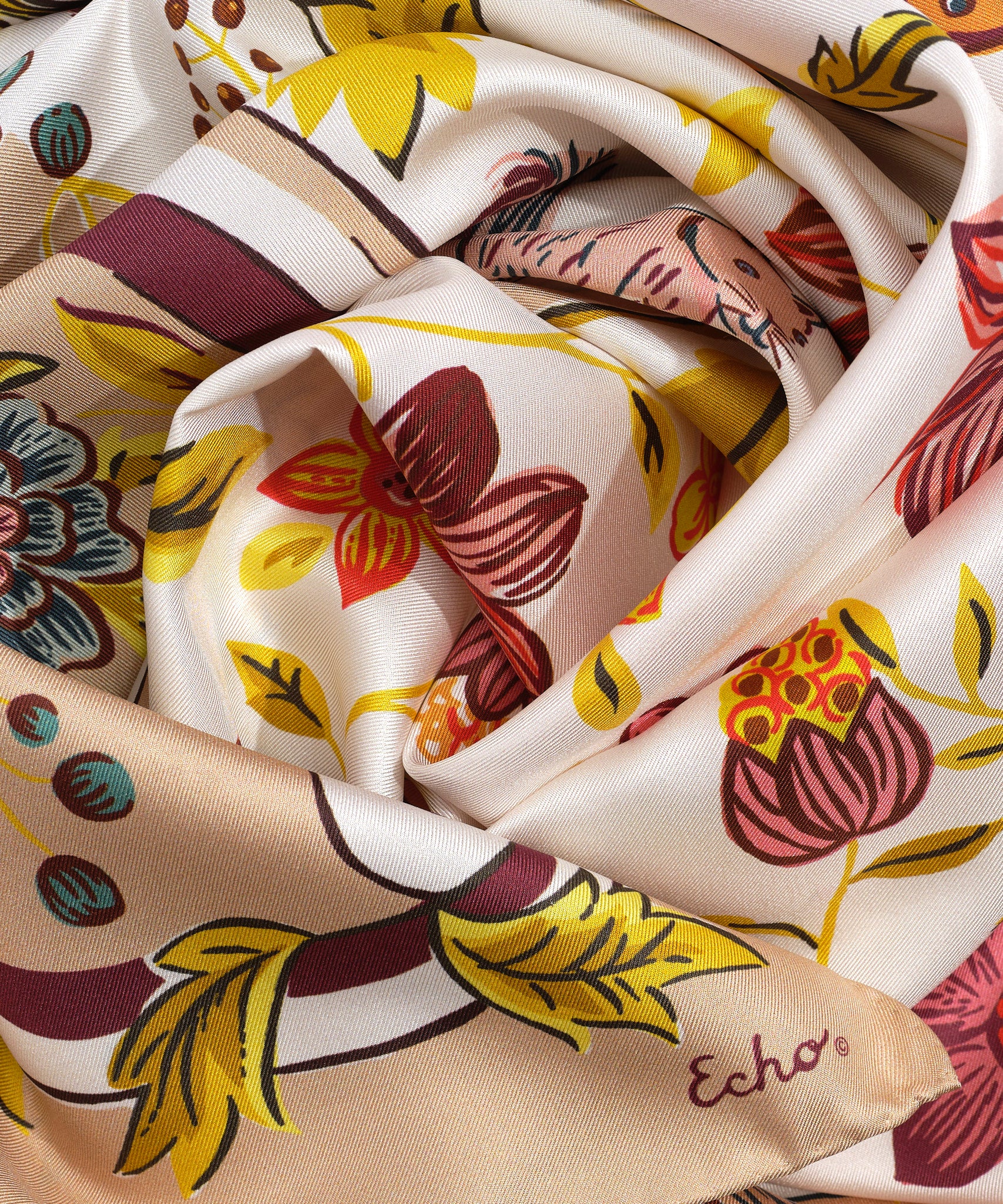 Park Stroll 35 Silk Square Scarf - Image 4