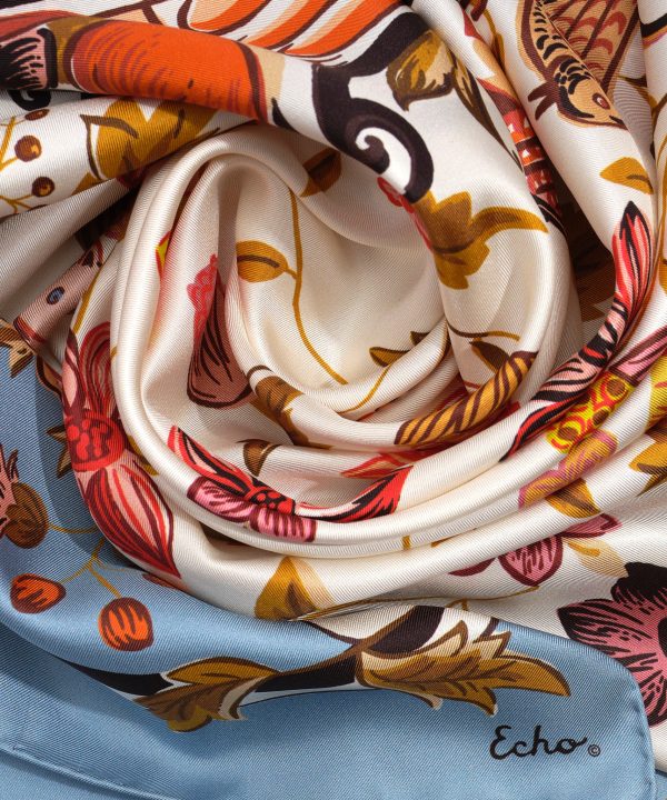 Park Stroll 35 Silk Square Scarf - Image 10