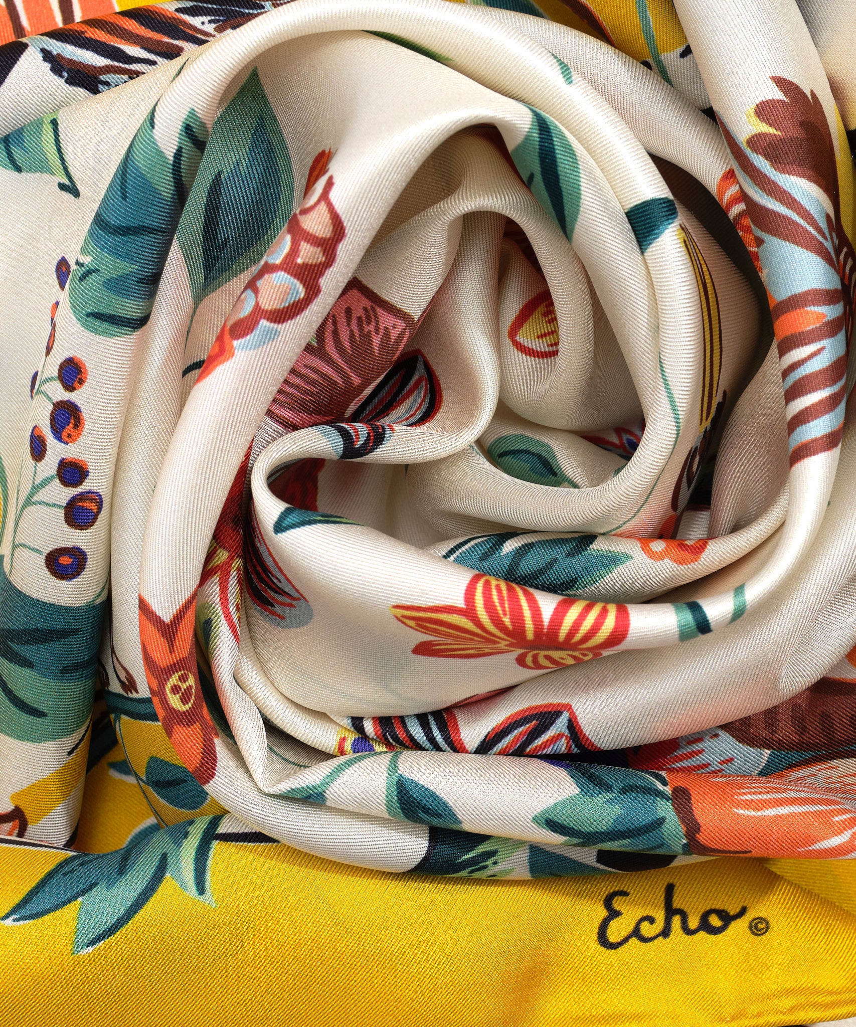 Park Stroll 35 Silk Square Scarf - Image 14