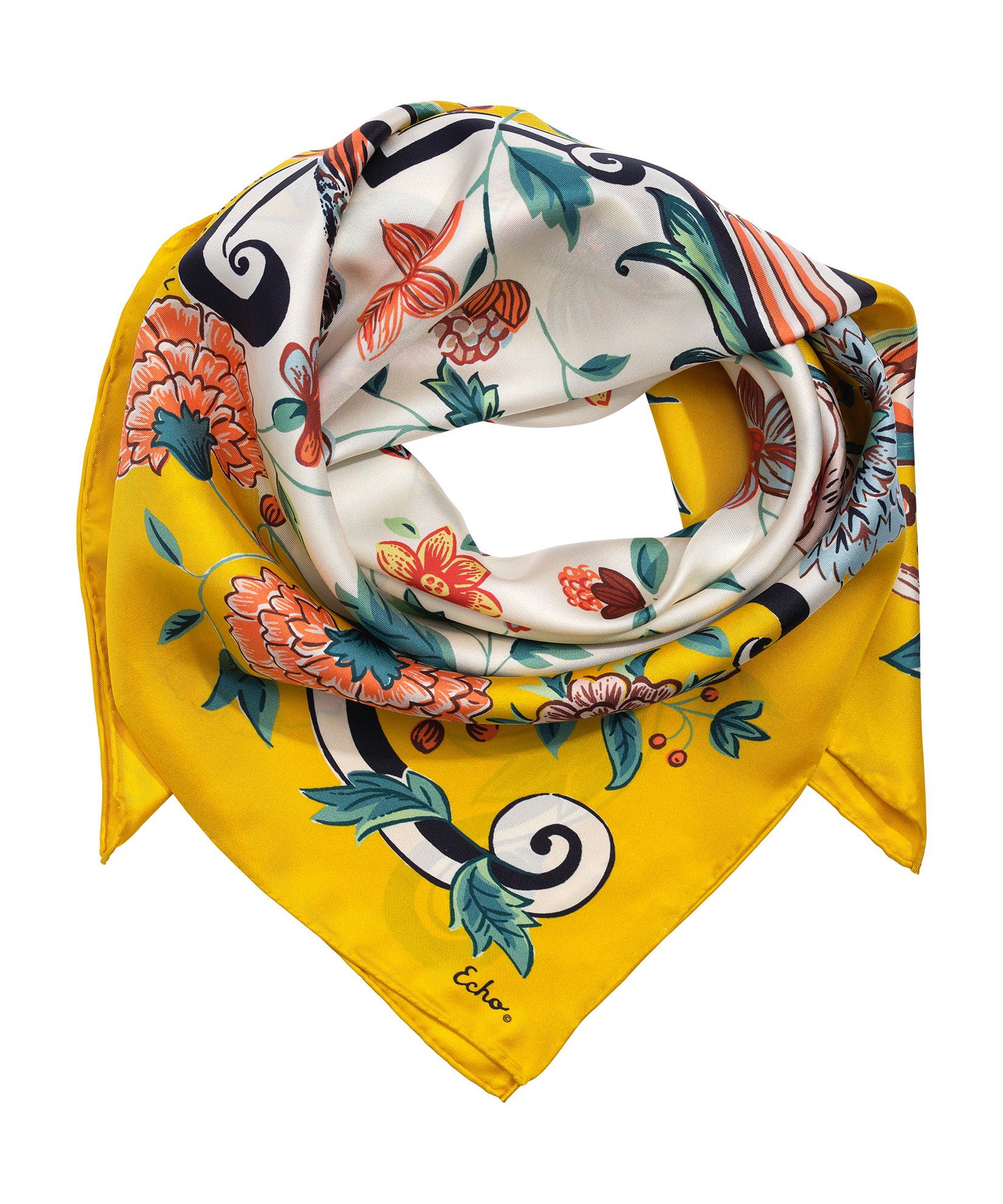 Park Stroll 35 Silk Square Scarf - Image 12