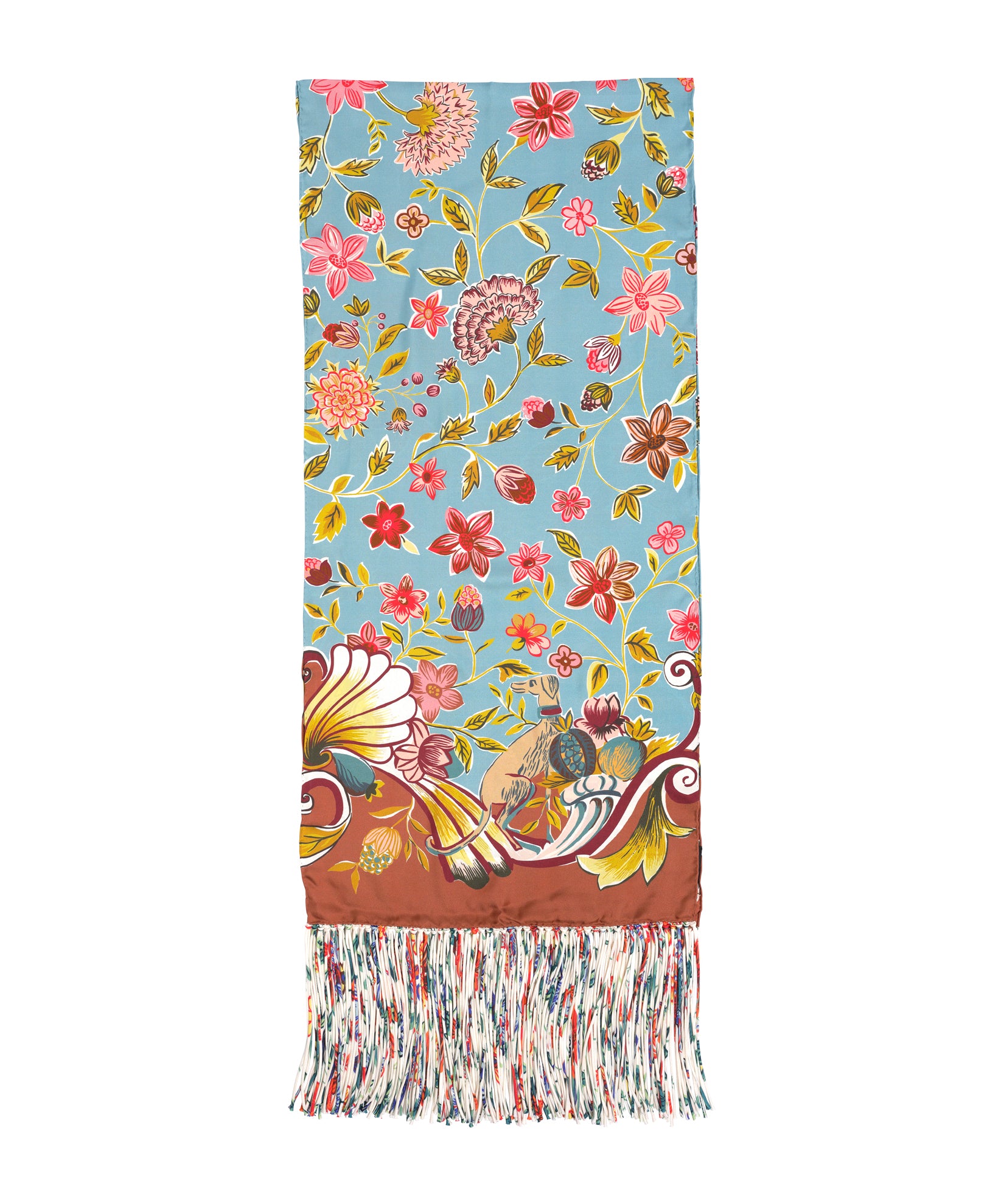 Park Stroll Silk Oblong Scarf - Image 5