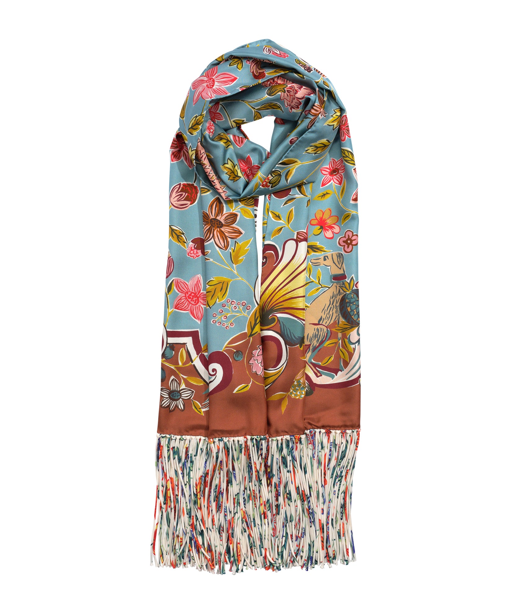Park Stroll Silk Oblong Scarf