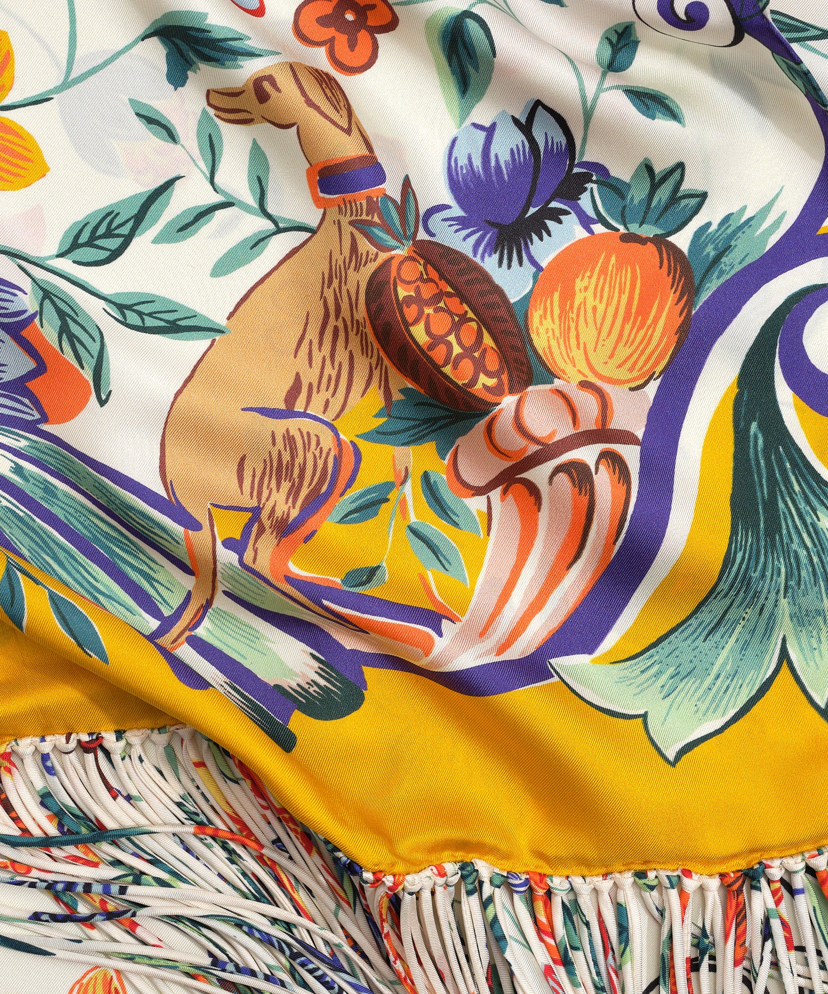 Park Stroll Silk Oblong Scarf - Image 11