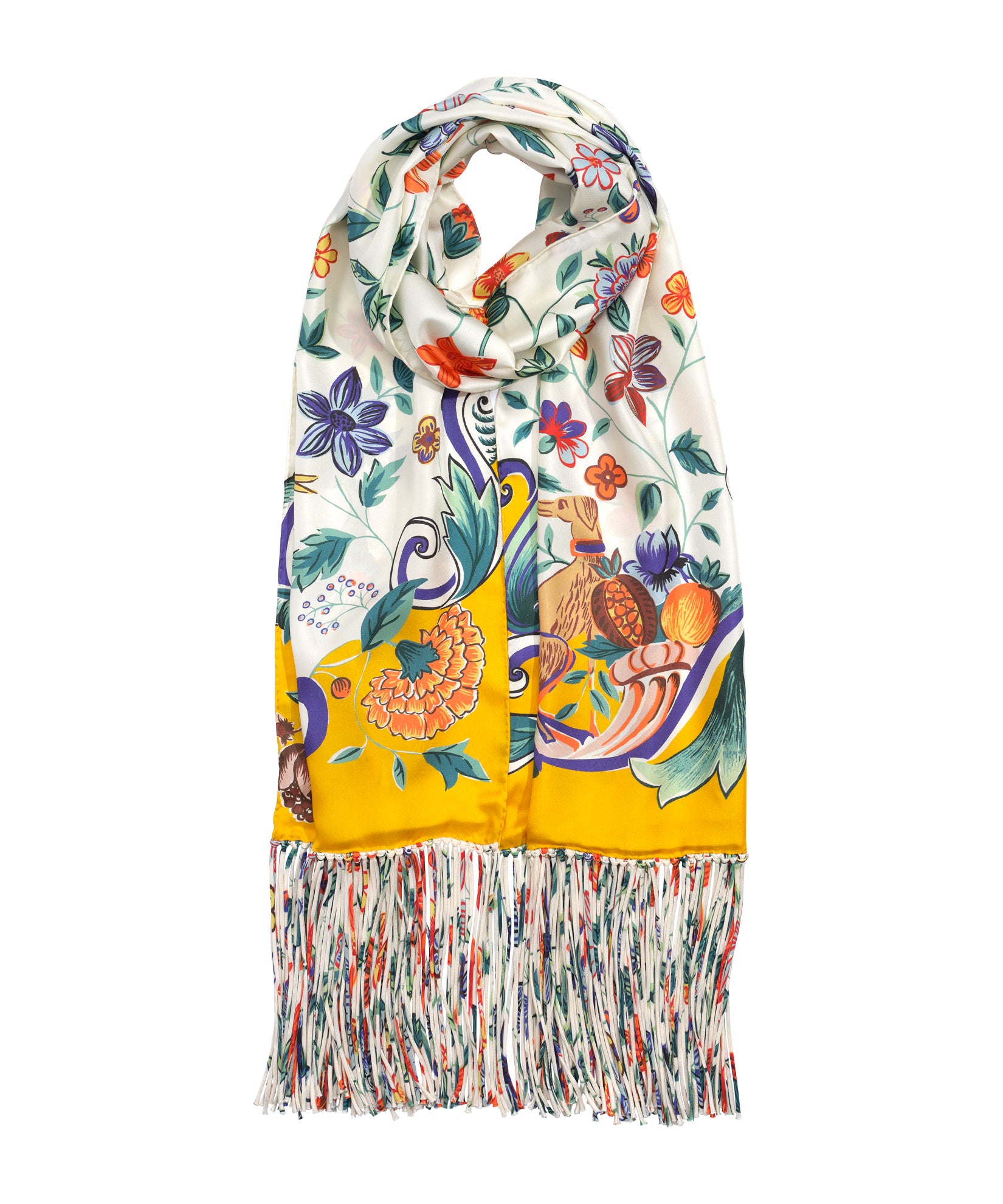 Park Stroll Silk Oblong Scarf - Image 8