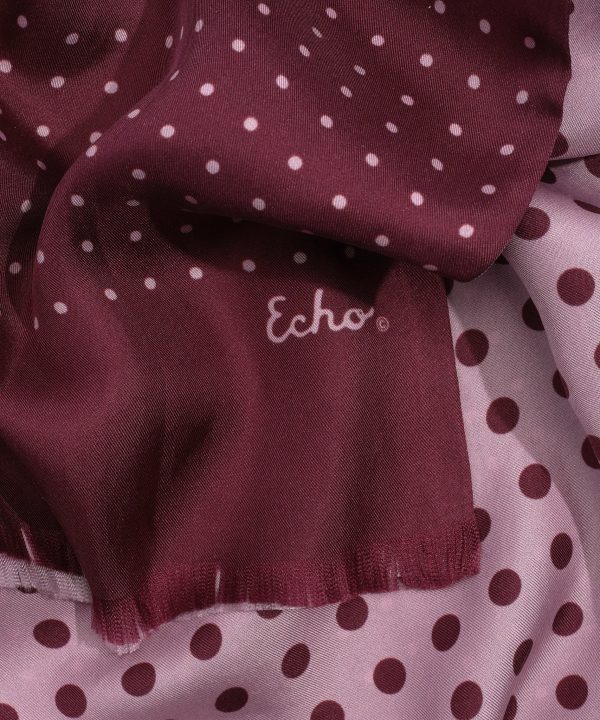 Tubular Silk Dot Scarf - Image 10