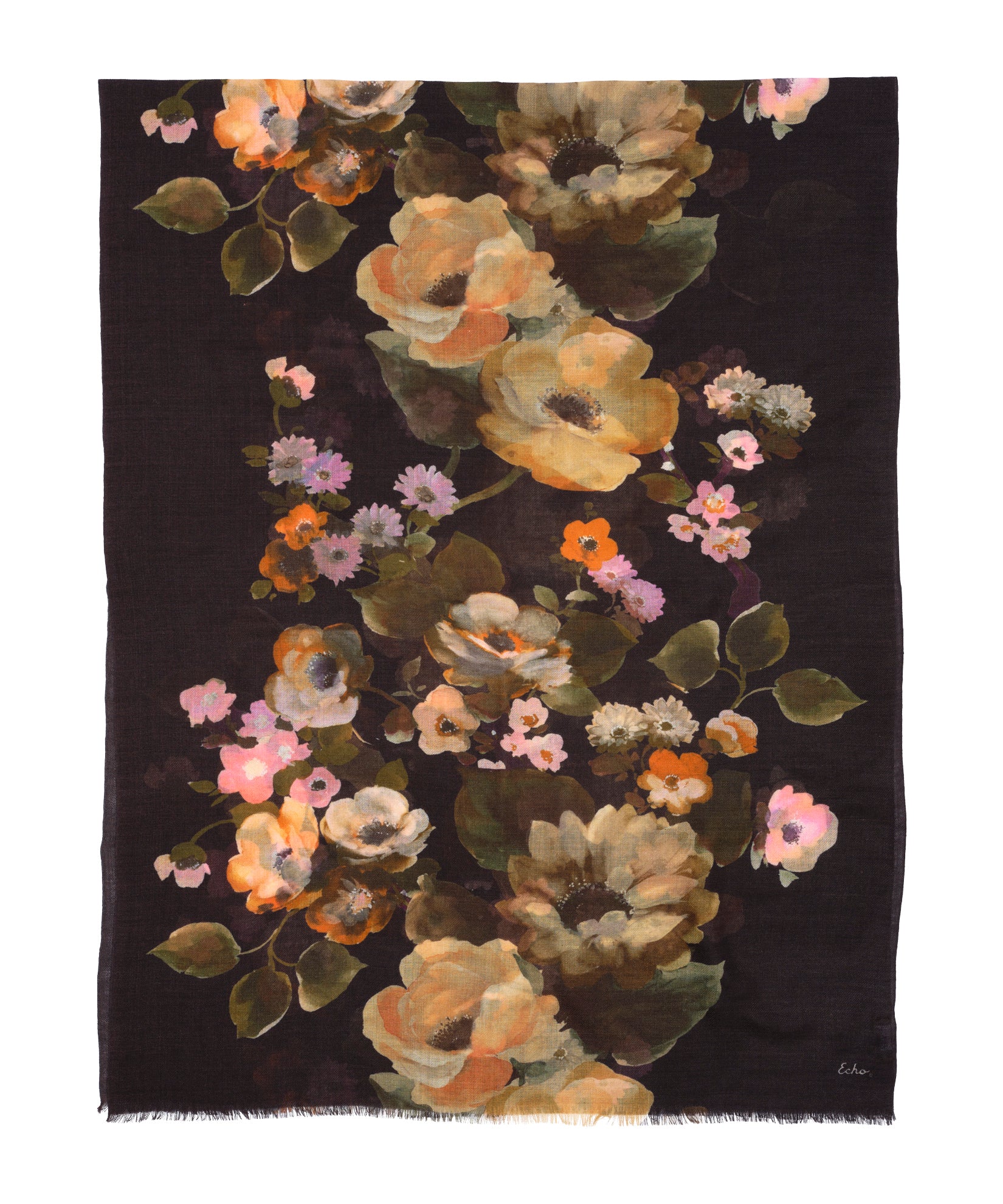 Painted Floral Wrap - Image 3