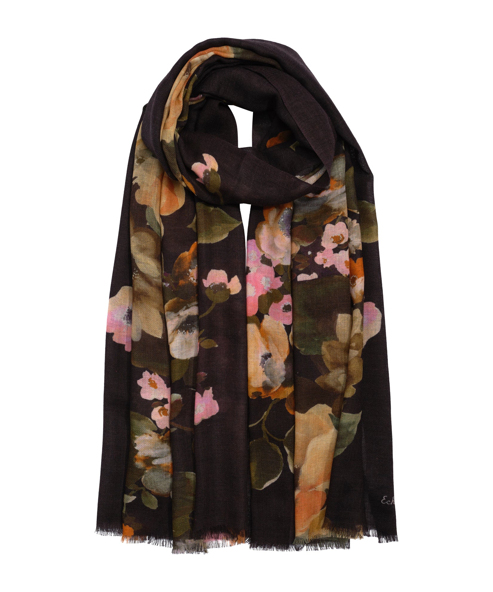 Painted Floral Wrap