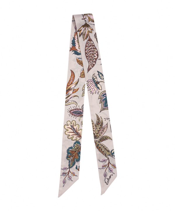 Falling Leaves Silk Ribbon Scarf - Image 2