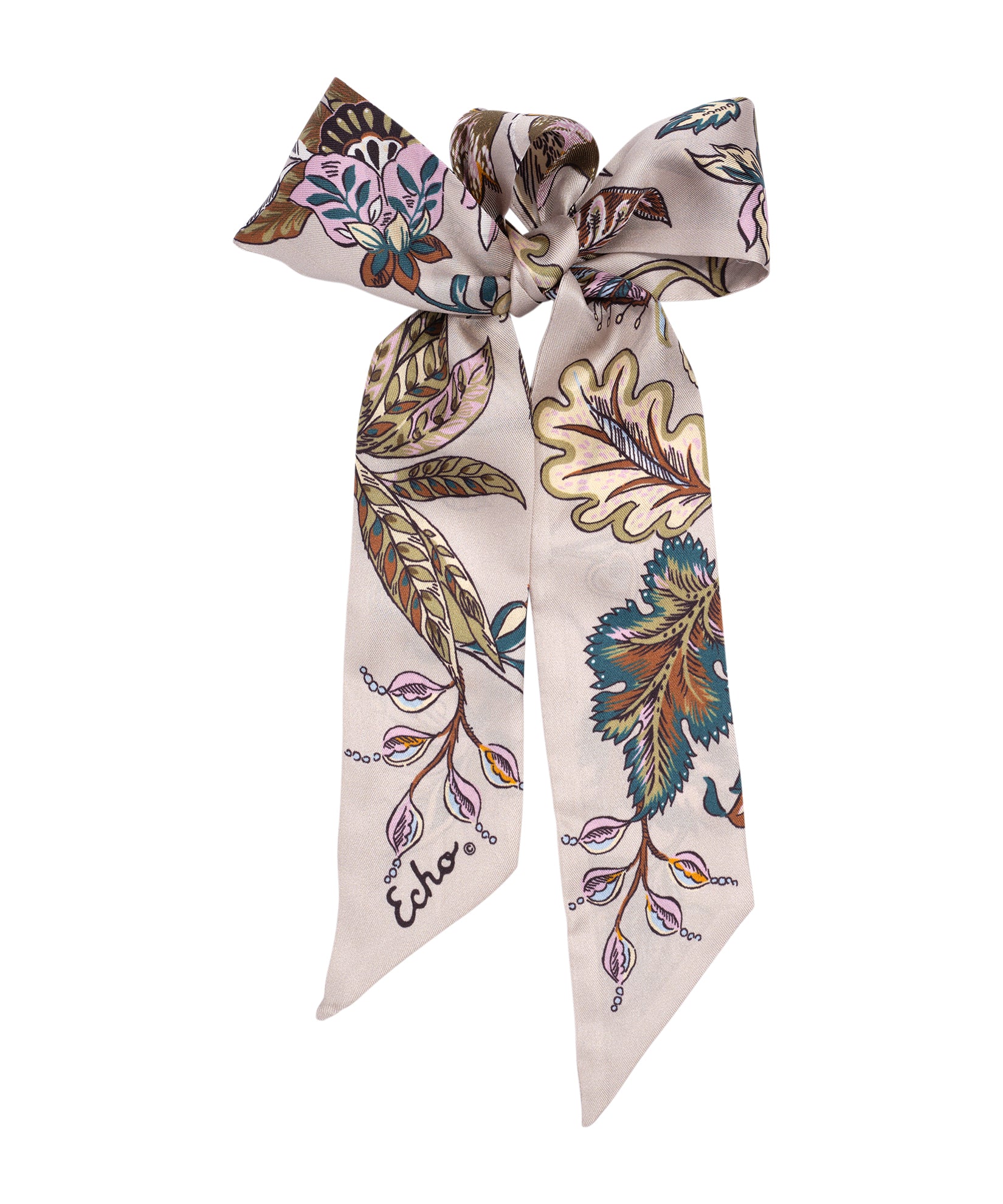 Falling Leaves Silk Ribbon Scarf - Image 5
