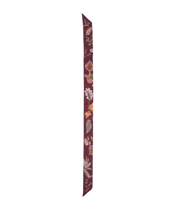 Falling Leaves Silk Ribbon Scarf - Image 13