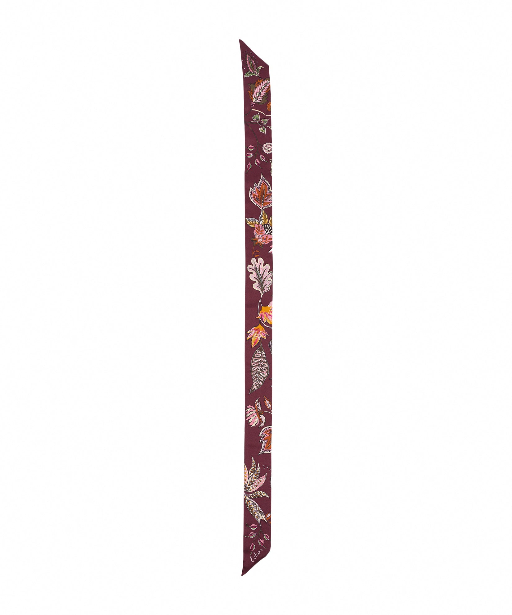 Falling Leaves Silk Ribbon Scarf - Image 13