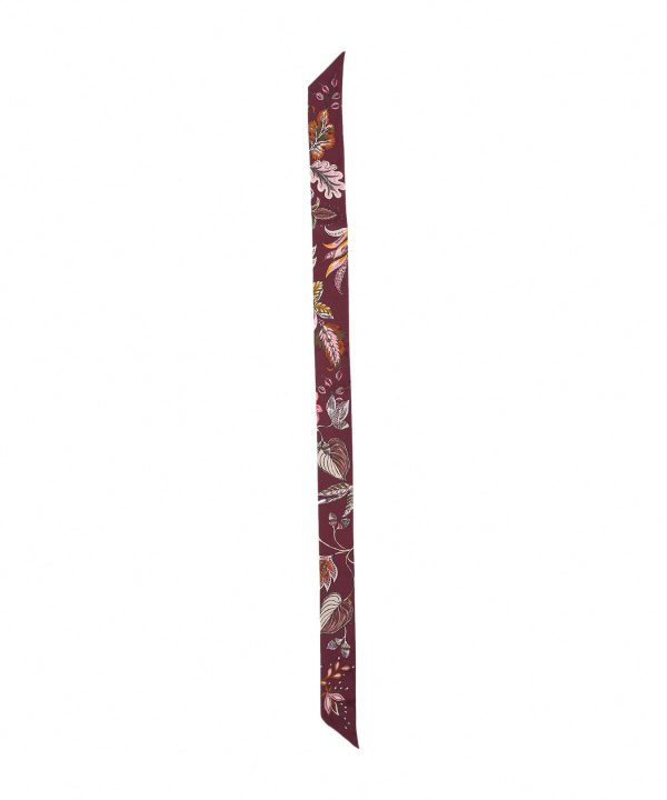 Falling Leaves Silk Ribbon Scarf - Image 14