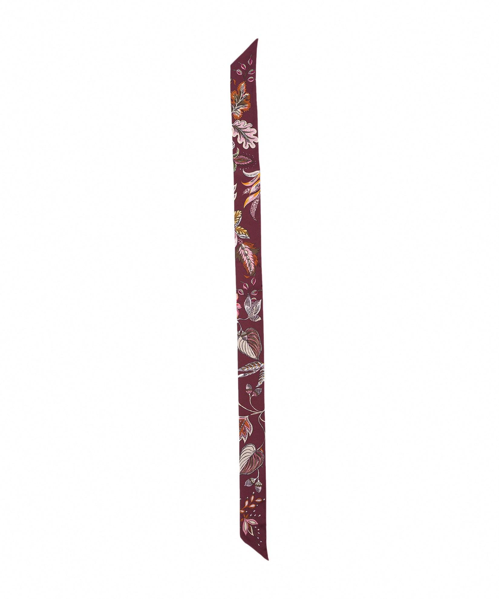 Falling Leaves Silk Ribbon Scarf - Image 14