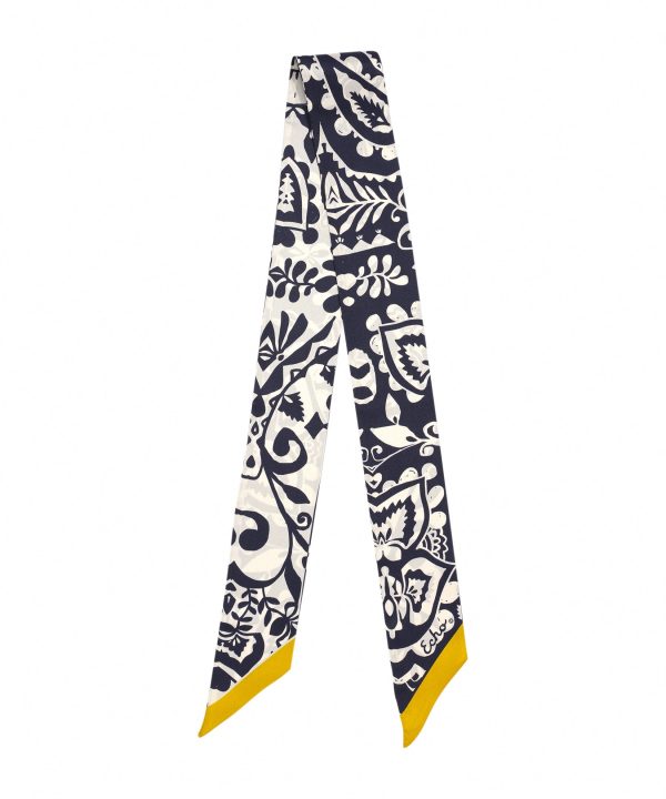 Park Paisley Silk Ribbon Scarf - Image 16