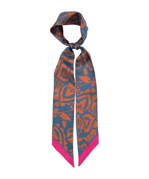 Park Paisley Silk Ribbon Scarf