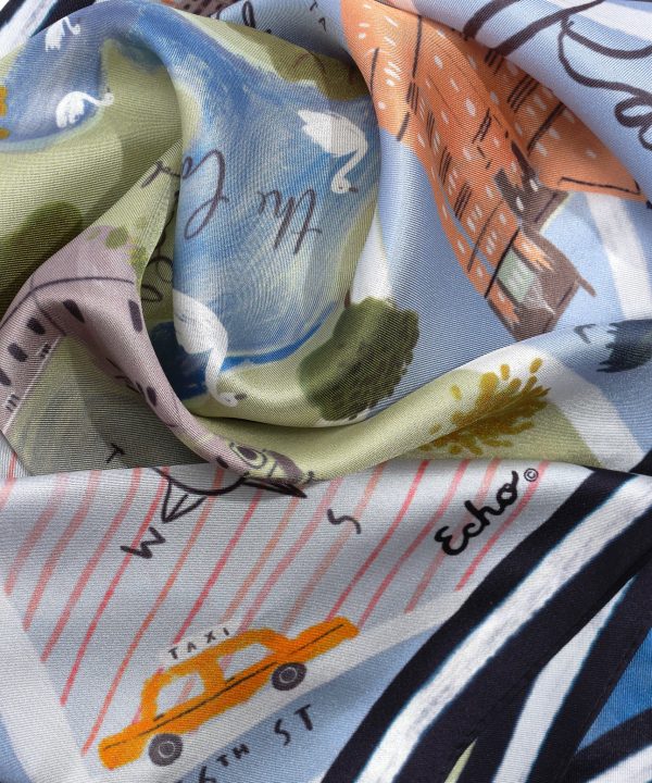 Central Park Silk Bandana - Image 4