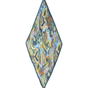 Paisley Pleated Diamond
