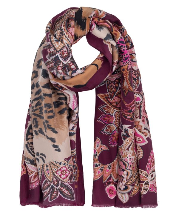 Snow Leopard Silk Wrap - Image 9