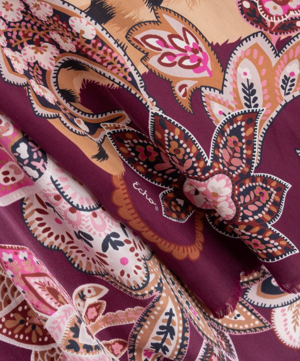 Snow Leopard Silk Wrap - Image 12