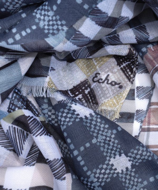 Patch Plaid Wrap - Image 4