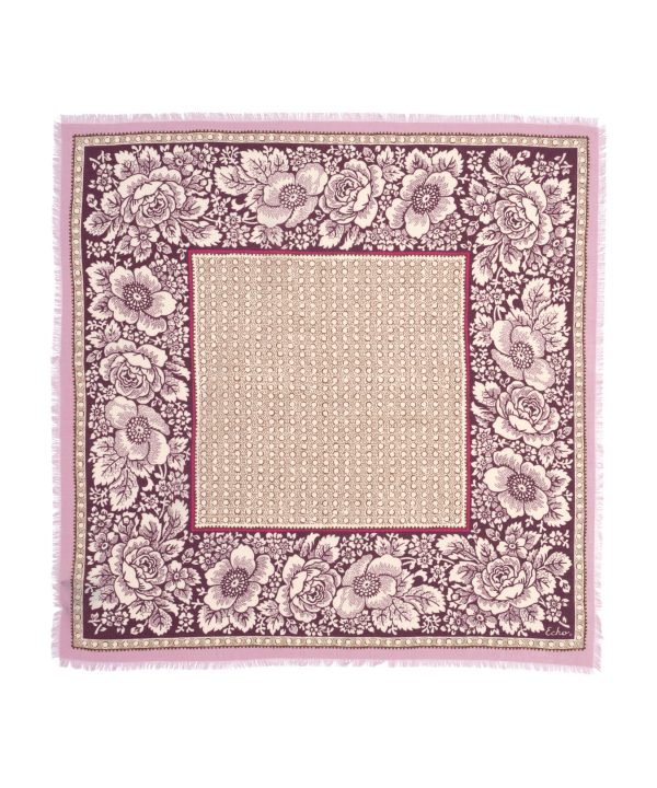 Vintage Floral Dot Wool Bandana - Image 10