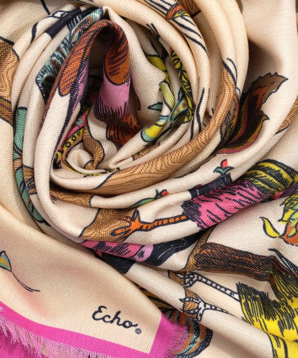 Park Visitors Oversized Square Scarf - Image 8