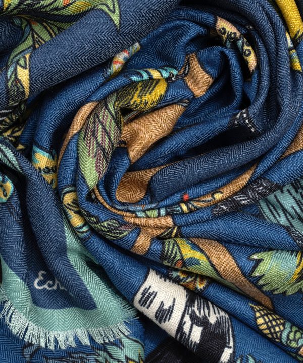 Park Visitors Oversized Square Scarf - Image 4